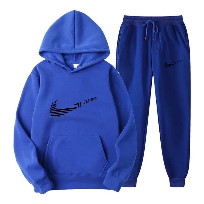 A versatile multi-functional sportswear suitable for both men and women, featuring a hooded sweatshirt, suitable for outdoor tra