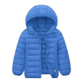 Kids Boy Lightweight Down Jacket Autumn Winter Coats Children Girl Warm Hooded Outerwear Teen Students Cotton Clothes 6-14 Years