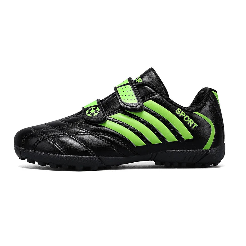 Hot Sale Children Soccer Shoes Sports Society Field Boy Football Shoes Futsal Fast Indoor Sneaker Cleats Football Boots Kids