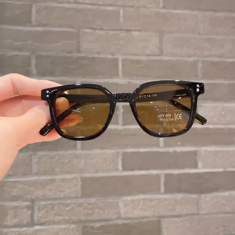 Children Sunglasses Vintage Square UV400 Sun Glasses Outdoor Cute Girl  Boy  Fashion Glasses Protection Classic Kids Sunglasses