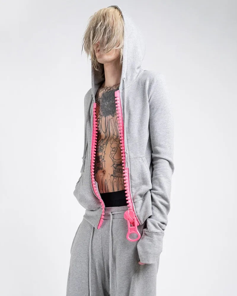 Oversized Hoodie Women Y2k European and American Retro Oversized Zipper Harajuku Street Hip-hop Casual Zipper Sweatshirt Unisex