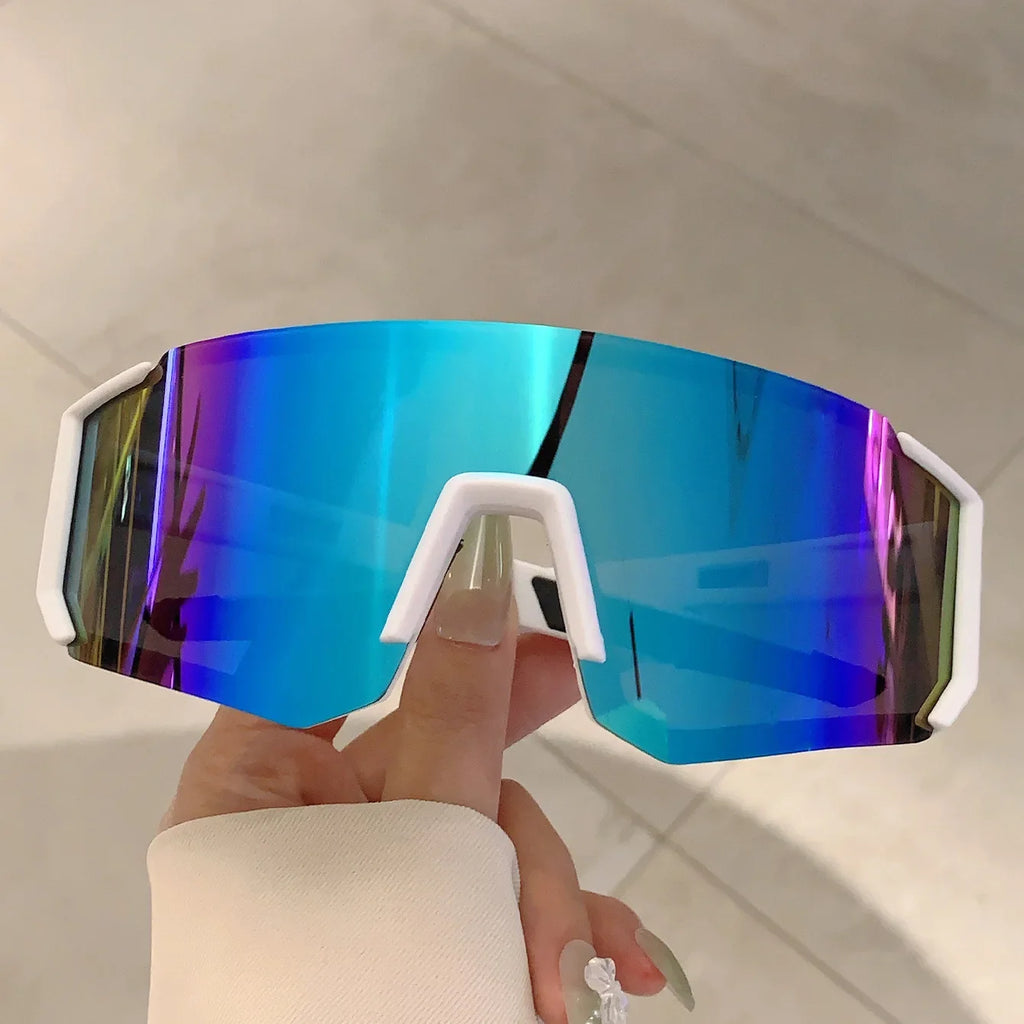 Outdoor Sports Sunglasses for Men Lightweight Oversized Male Shades Cycling Driving Fishing Fashion Mirror Sun Glasses Women