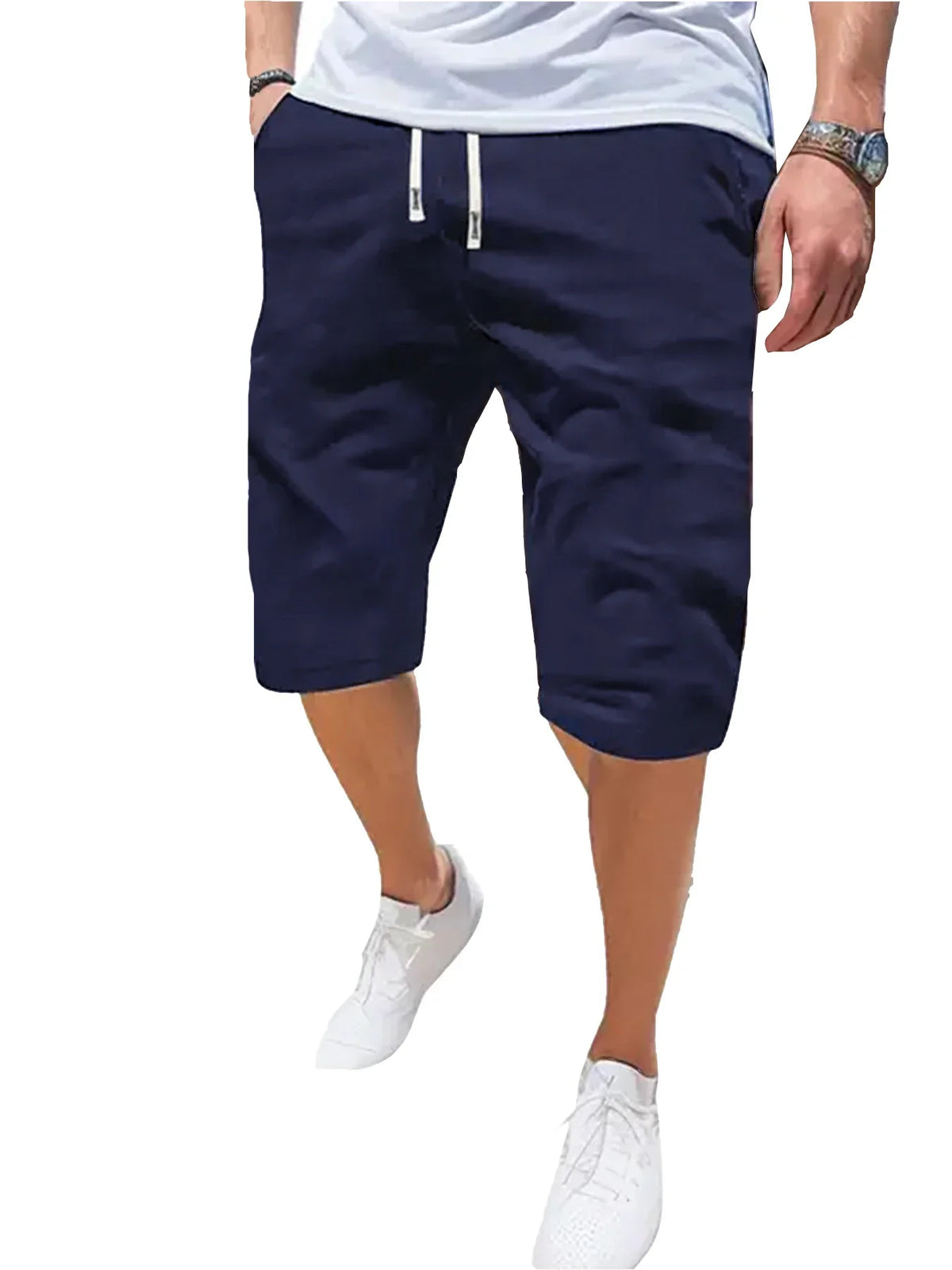 Men's Sports Shorts Breathable Thin Loose Casual Shorts Fashion Beach Comfortable Five Pants Outdoor Running Fitness Short Pants