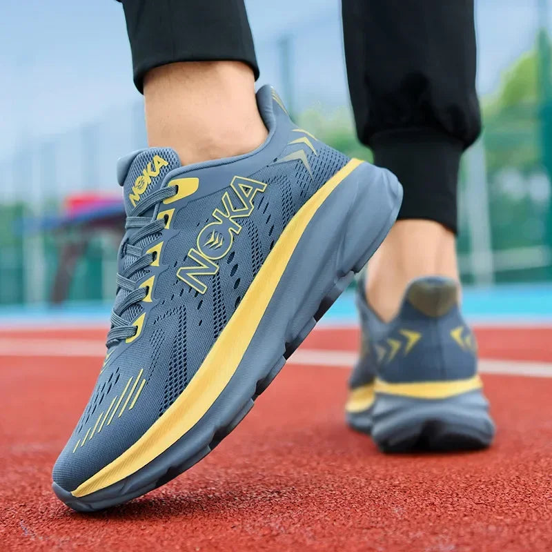 NEW Sports Running Shoes Men Casual Carbon Plate Marathon Breathable Lightweight Women's Comfortable Athletic Nonskid Sneakers