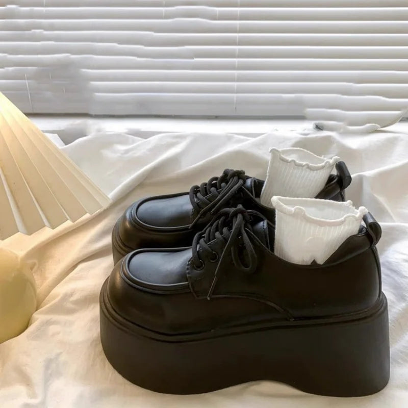 Fashionable New Sexy and Elegant Loafers Spring/autumn Round Toe Comfortable Thick Sole Non Slip Casual Sports Shoes for Women