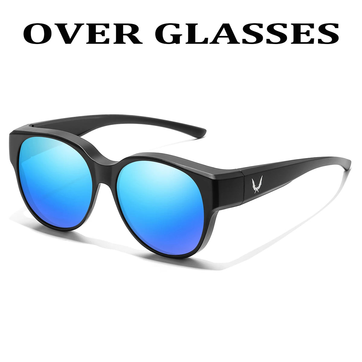Men and Women's Fashion Round Over Sunglasses Daily Wear Cycling Shopping Fishing Running Glasses Unisex UV400 Eyewear