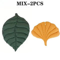 1-2PCS Leaf Shaped Pet Bed Reversible Soft Washable Non Slip Cushion for Cats Dogs Indoor Travel Camping Comfortable Cozy Mat