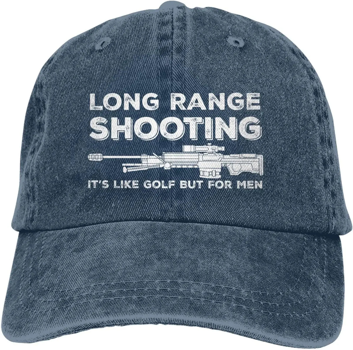 Funny Hat Long Ranges Shooting It's Like Golf But for Men Hat Men Dad Hats Cool Caps