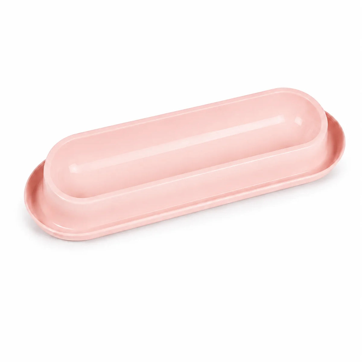 Extra Long Pet Feeding Bowl for Multiple Cats Dogs Anti Slip Anti Tip Tilted Neck Protection Food Water Feeder