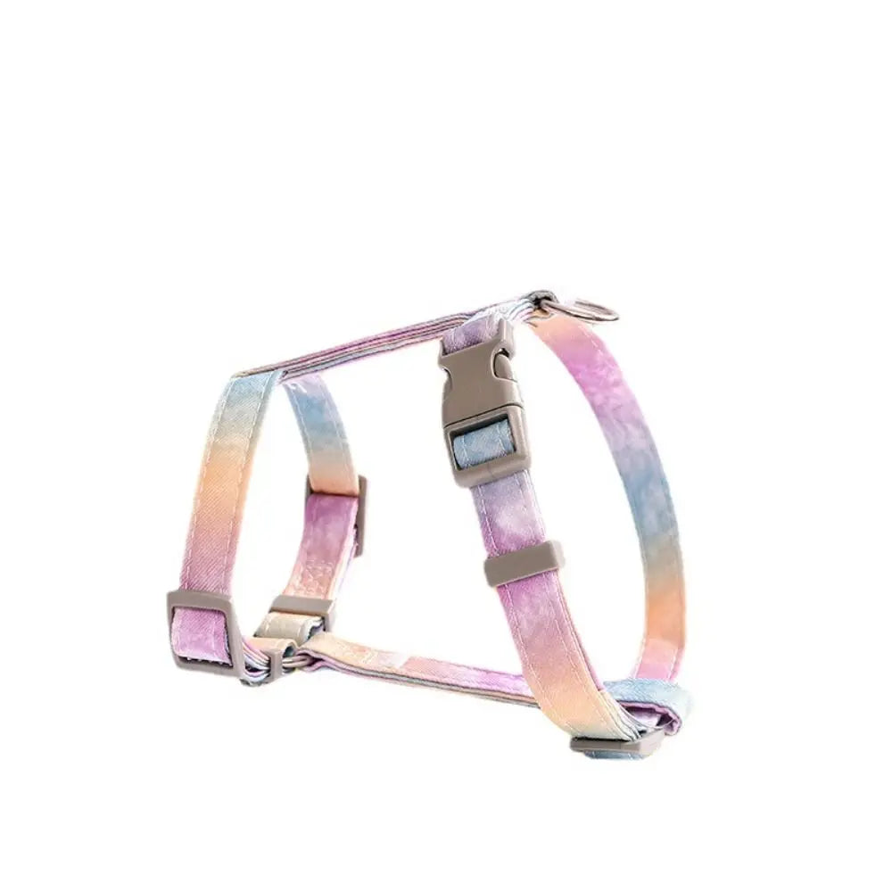 Pet Supplies Adjustable Cat Harness and Leash Set Gradient Escape Proof Pet Harness Lightweight Soft Kitten Strap Collar Puppy
