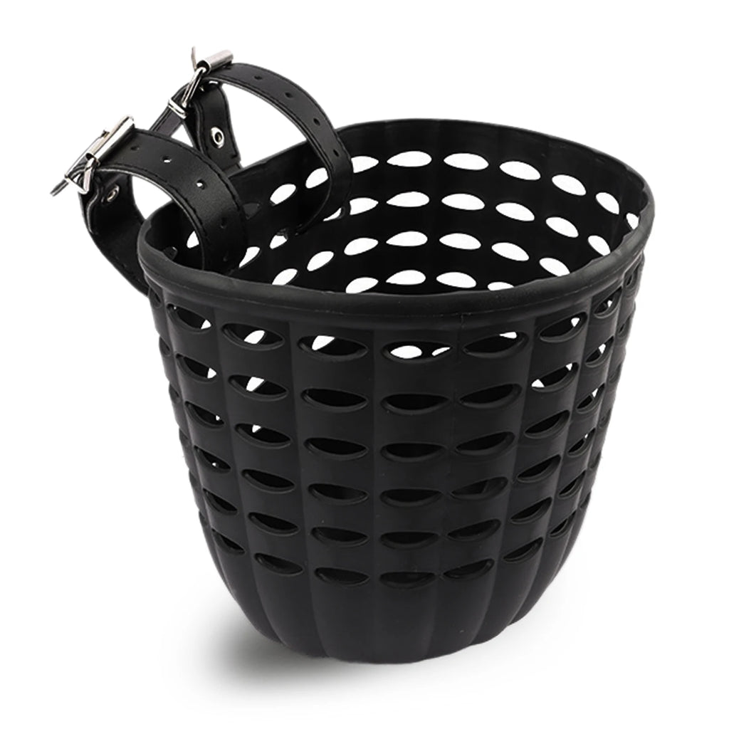 Children's Plastic Bike Basket with Installation Buckle Bike Hanging Basket for Kids Holiday Birthday Gift