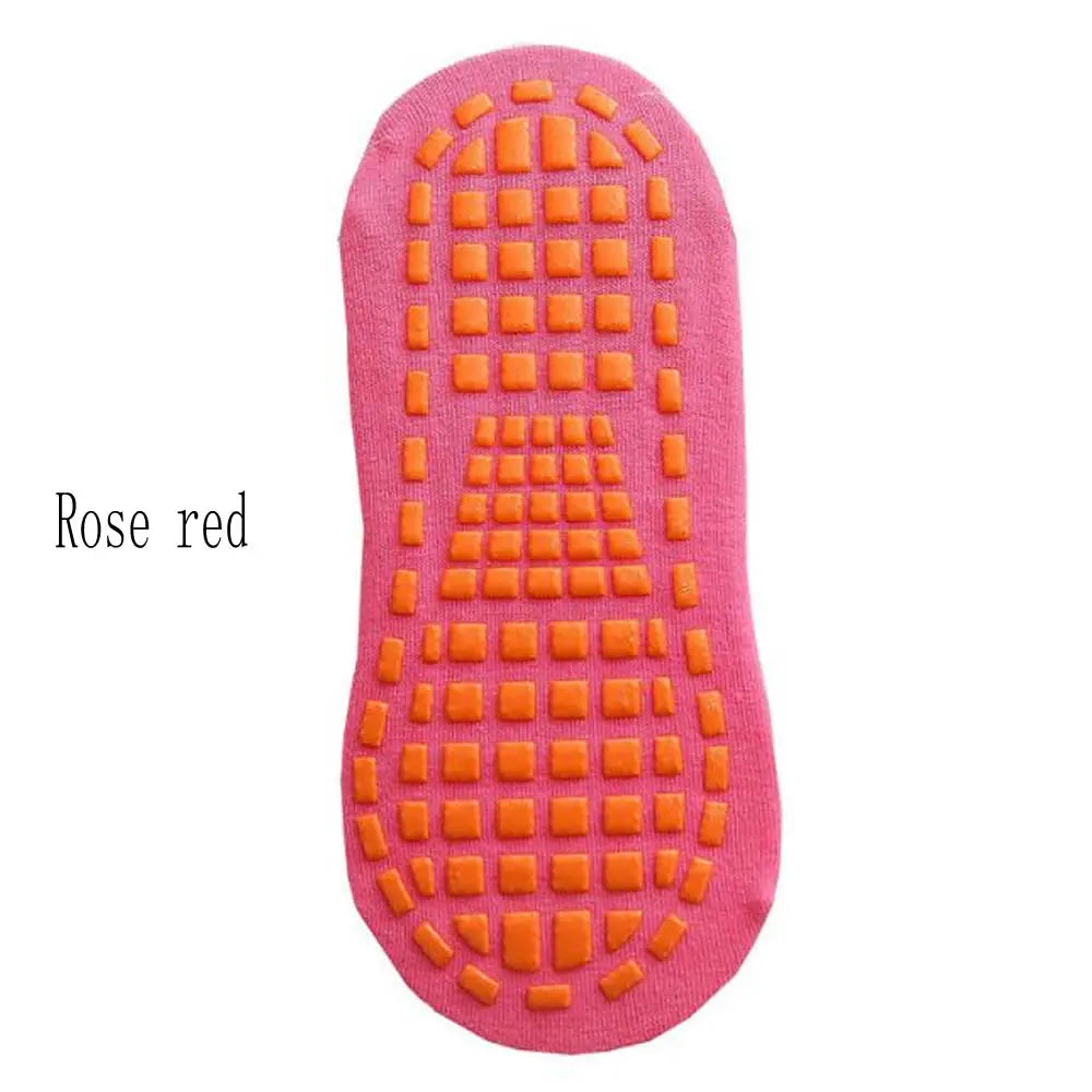 Kids Adults Anti-Slip Socks Parent-Child Trampoline Sock Cotton Socks Elasticity Sports Boys Girls Outside Children Socks