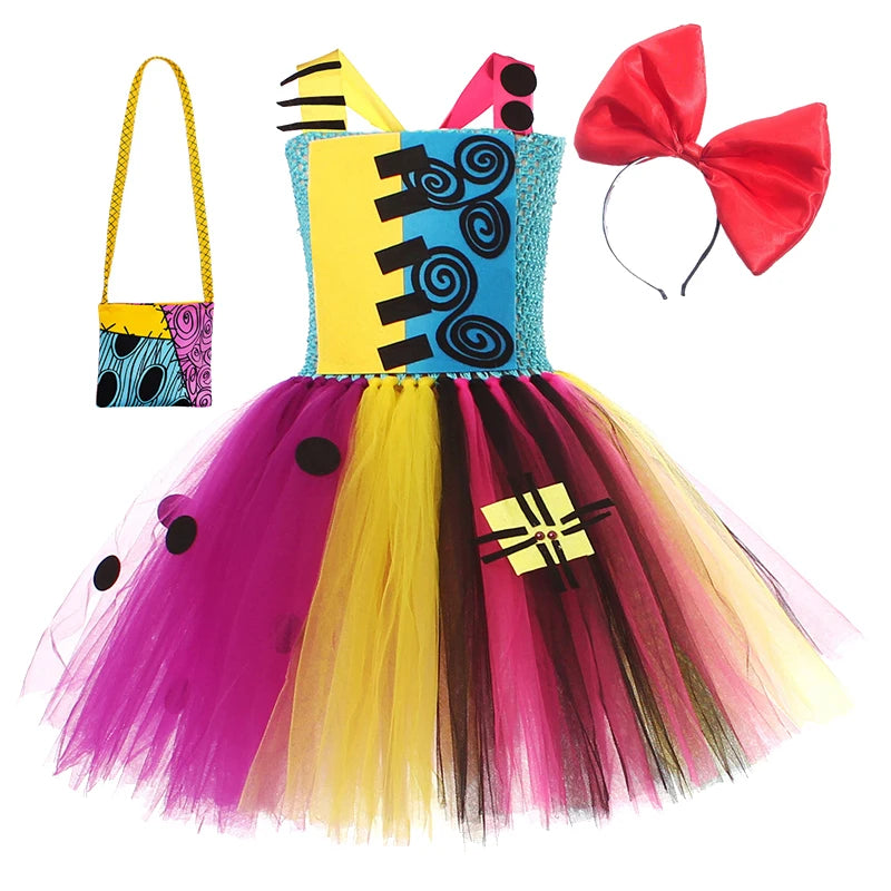 Kids Girls Tutu Dresss Halloween Cosplay Costume Carnival Party Boy Costume Witch Fancy Clothes Halloween Gifts for Children