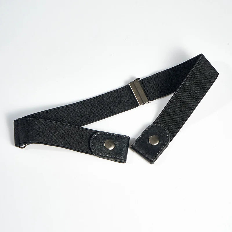 Buckle-Free Belt for Women Girls Jeans Pants Dress No Buckle Stretch Elastic Waist Belt, No Bulge, No Hassle Belts