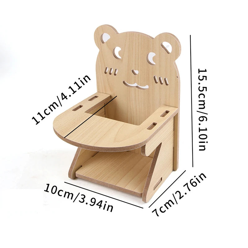 Pet Hamster Toys Wooden Bridge Seesaw Swing Toys Small Animal Activity Climb Toy DIY Hamster Cage Accessorie