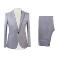 Men Suit Formal Party Long Sleeve Suit Pants Men s Solid Color Slim Fit Casual Business Suit Set Business Two piece Set