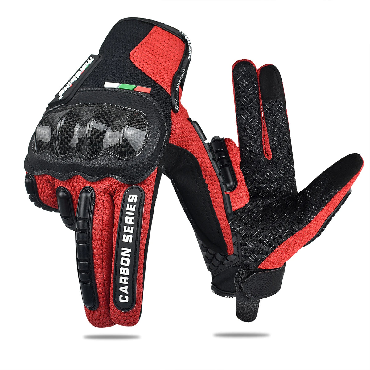 Motorcycle Gloves for Men & Women, Touchscreen Motorbike Racing Gloves for  BMX ATV MTB Riding, Road Racing, Cycling, Climbing