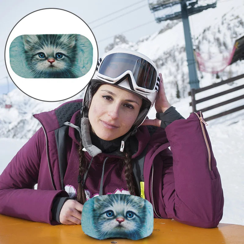 Outdoor Sports Ski Equipment Glasses Covers Fashionable  Men Women High Elastic Materials Lightweight Dustproof Easy Carry