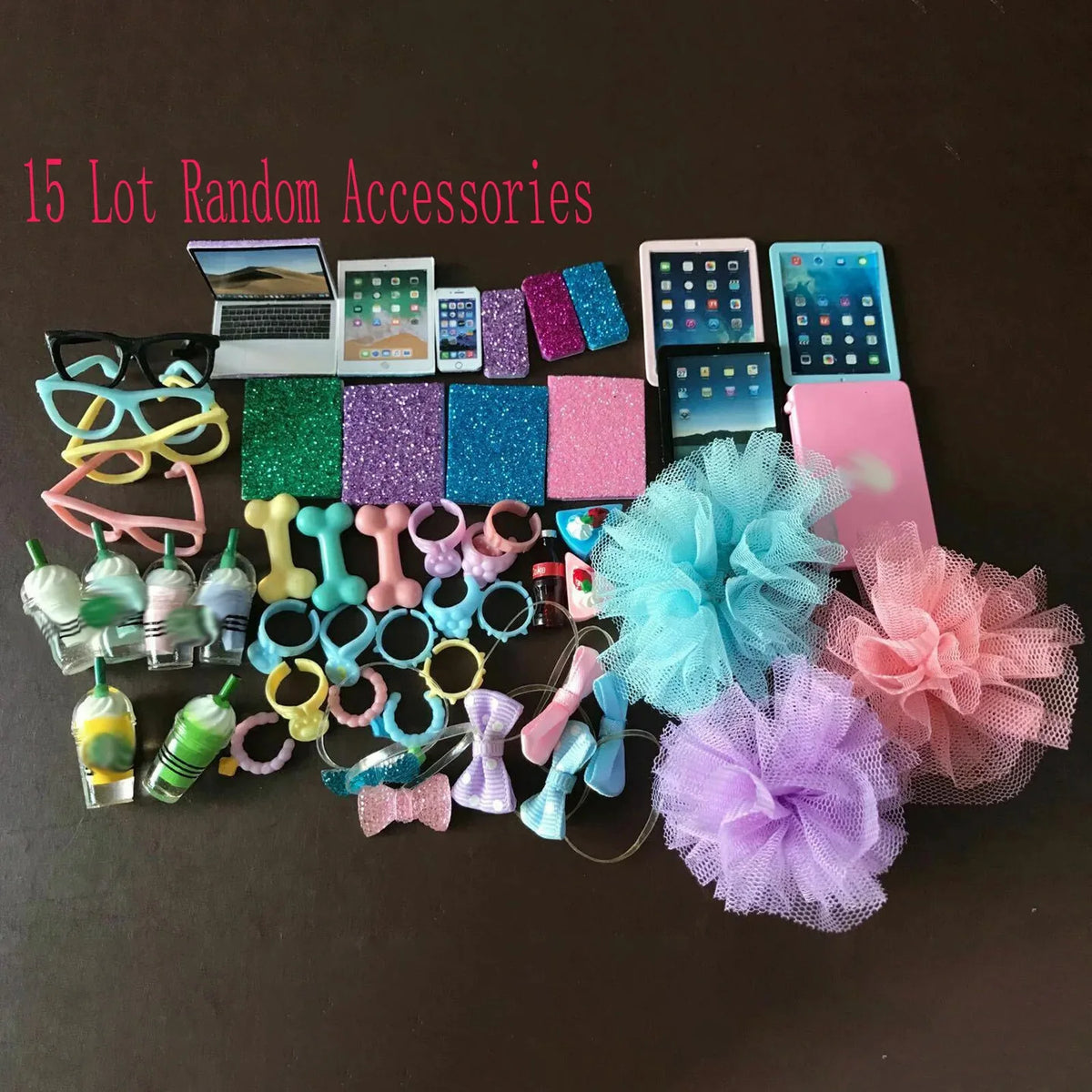 15 Pcs Random Pet Shop Littlest Accessories Fit Cute Short Hair Cat Great Dane Dachshund Cocker Spaniel Collie Kids Gift for LPS