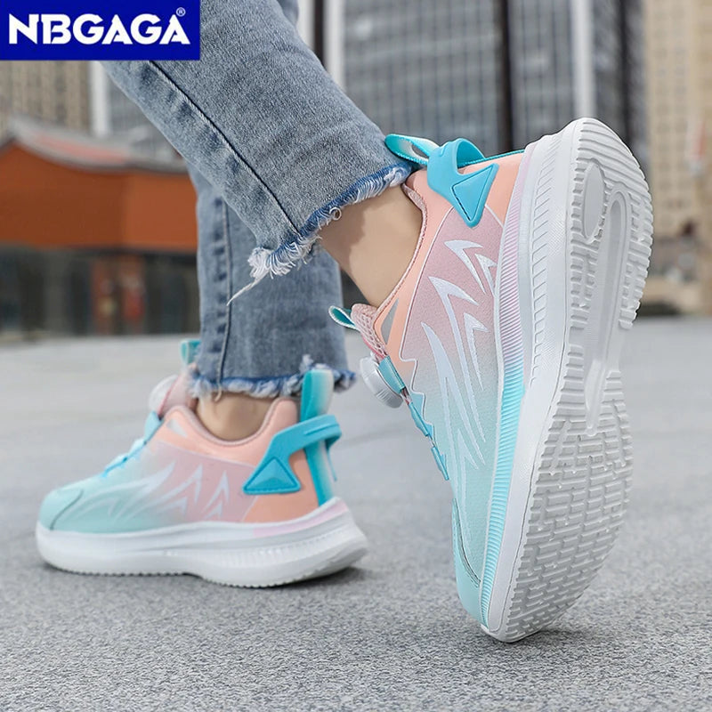 Childrens Sports Shoes New Breathable Comfortable Boys' Training Sneakers Lightweight Kids Girl Outdoor Leisure Walking Footwear