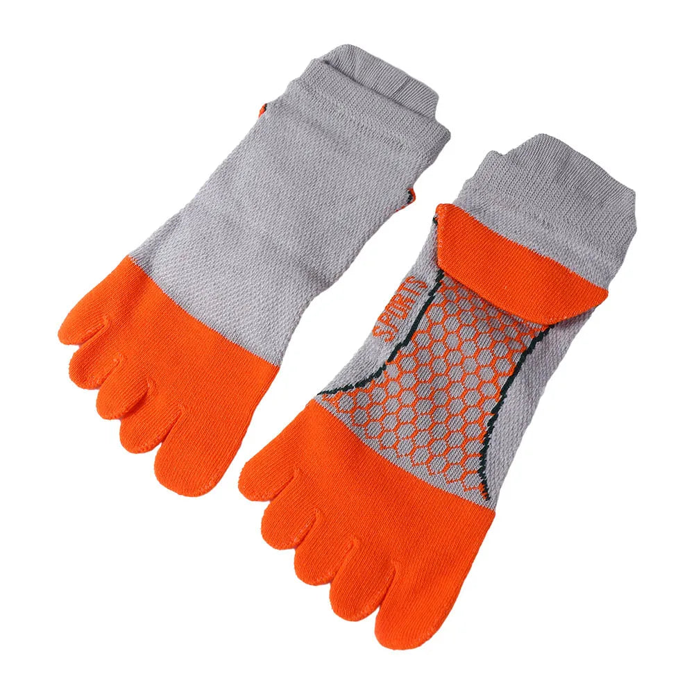 Anti-slip Five Finger Socks Kids Cotton Mesh Breathable Children Accessories Sport Split Toe Hosiery