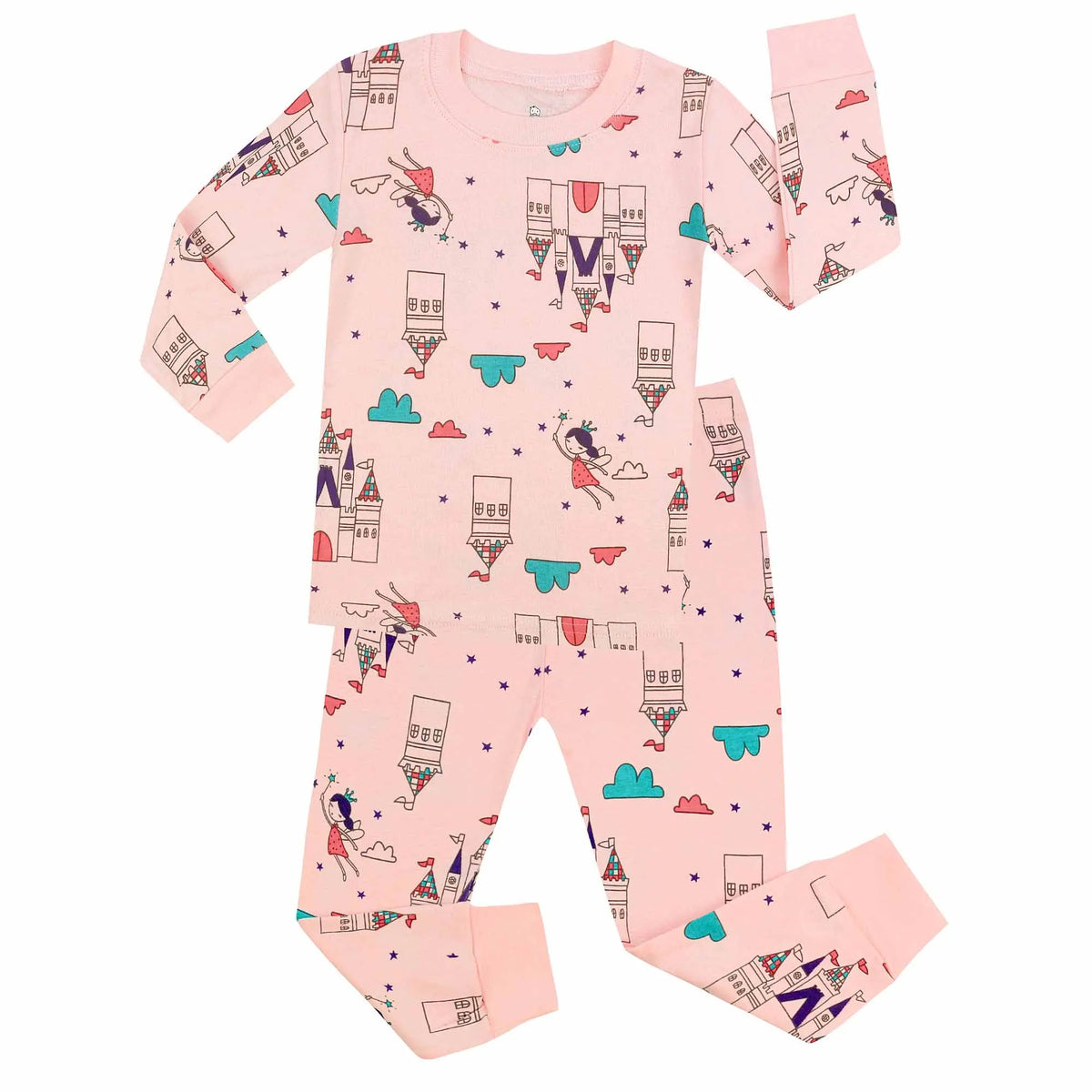 Boys Girls Pajamas Sets Kids Toddler 1 to 2 3 4 5 6 7 Years 100% Cotton Long Sleeve Children Pyjamas Autumn Winter Pjs Clothing