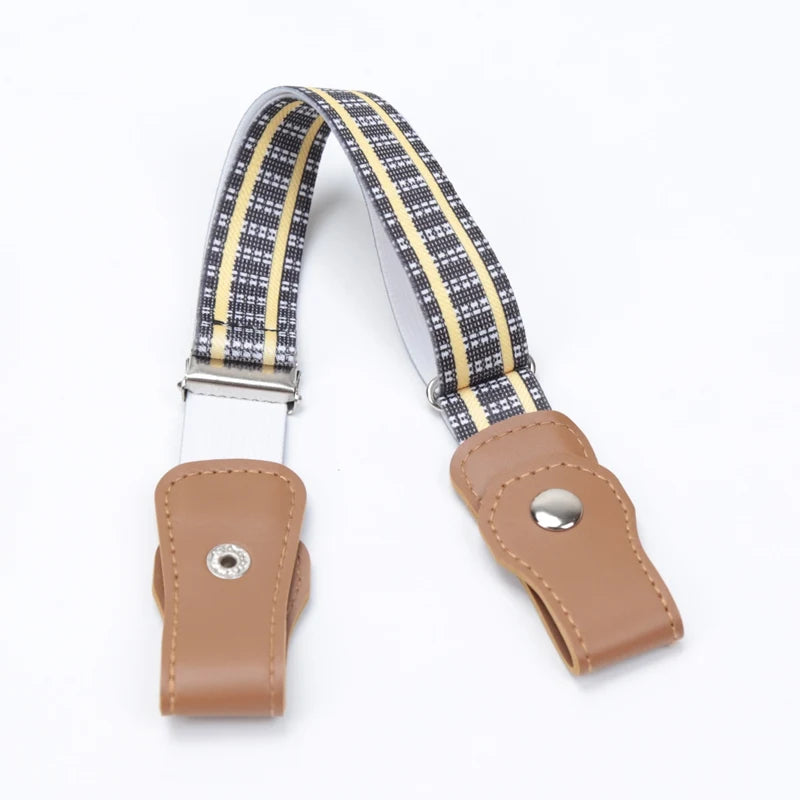 New Child Kids Buckle-Free Elastic Belt No Buckle Stretch Belt for Boys Girls Adjustable Children for Jeans Pants Lazy Belts