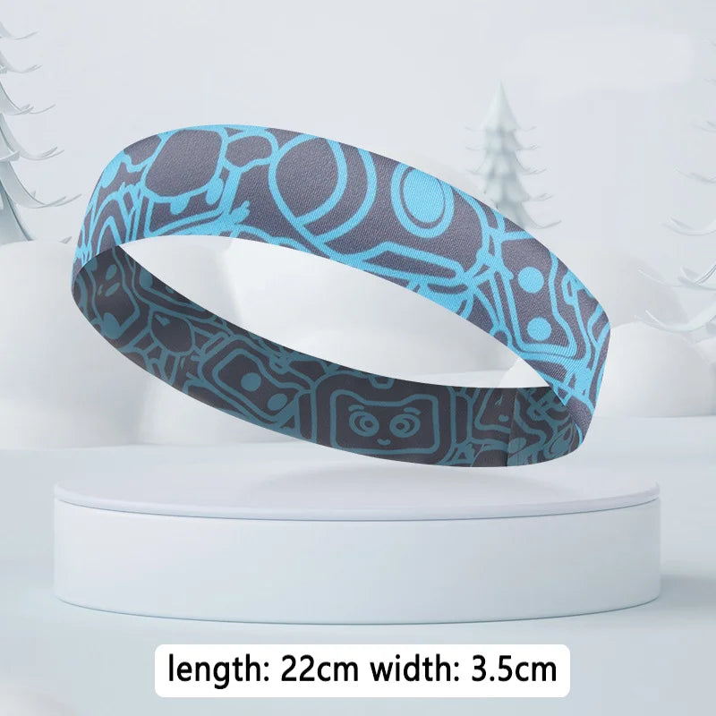 Kids Sport Headband Breathable Sweat Absorbing Non Slip Tennis Football Hairband Boys Girls Basketball Quick Dry Sweatband