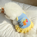 Cute Summer Pet Dog Clothes Camisole Vest Thin For Small Dog Cat Dress Printed Cute Comfortable Couple Clothing Puppy Clothes