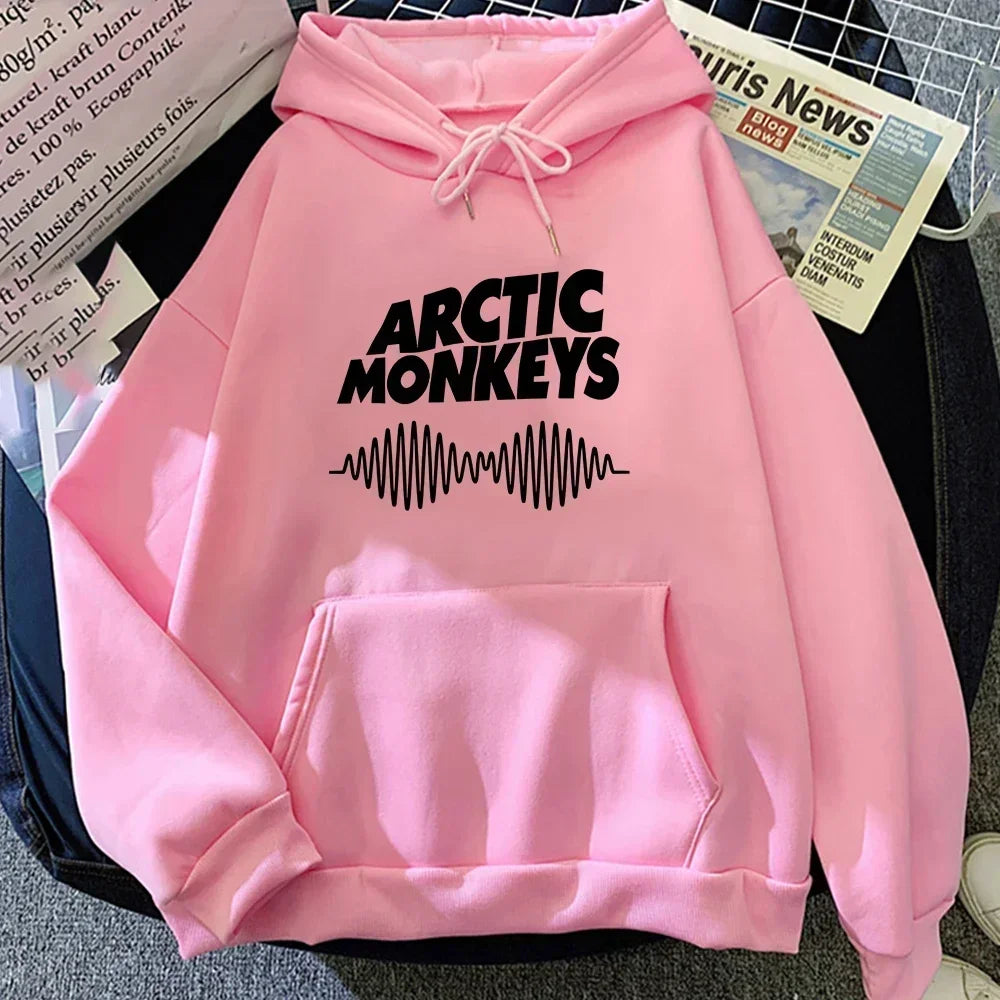 Autumn Men Women Fashion Hoodies Rock Arctic Monkeys Print Hoodie Hip Hop Women Coats Rapper Sweater Unisex Clothing Harajuku