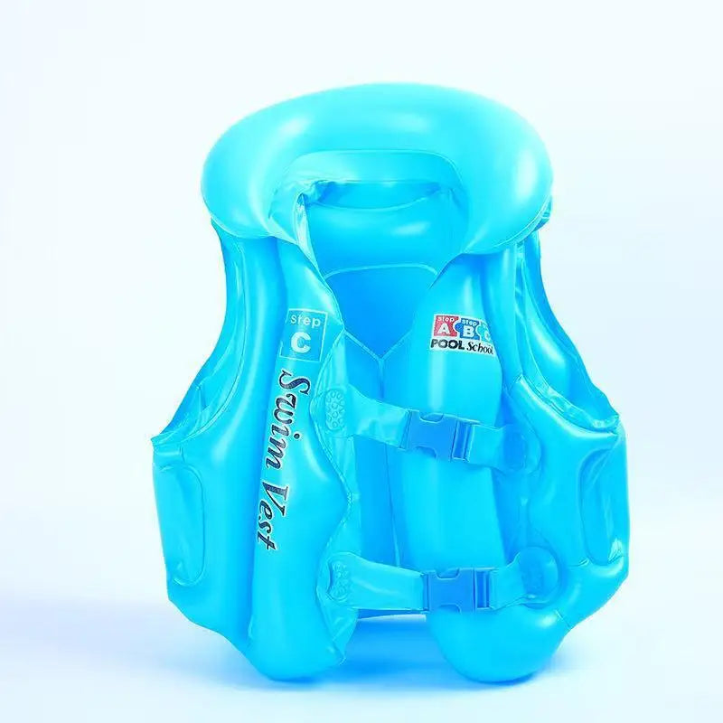 Kids Swimming Safety Jacket Portable Inflatable Life Jacket Comfortable Life Waistcoat For Boating Fishing Drifting 1PC