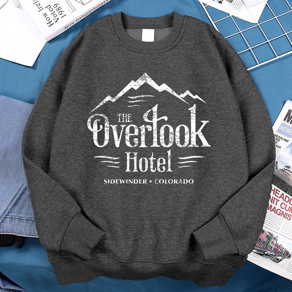 The Overlook Hotel The Shining Hoodies Man Crewneck Cartoon Sweatshirt Fleece Pullover Hoody Hip Hop Warm Fashion Hoodie Couple