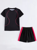 Kids' Casual Sports Football Kit Personalized with Number And Name Suitable for Soccer Sports Daily Wear