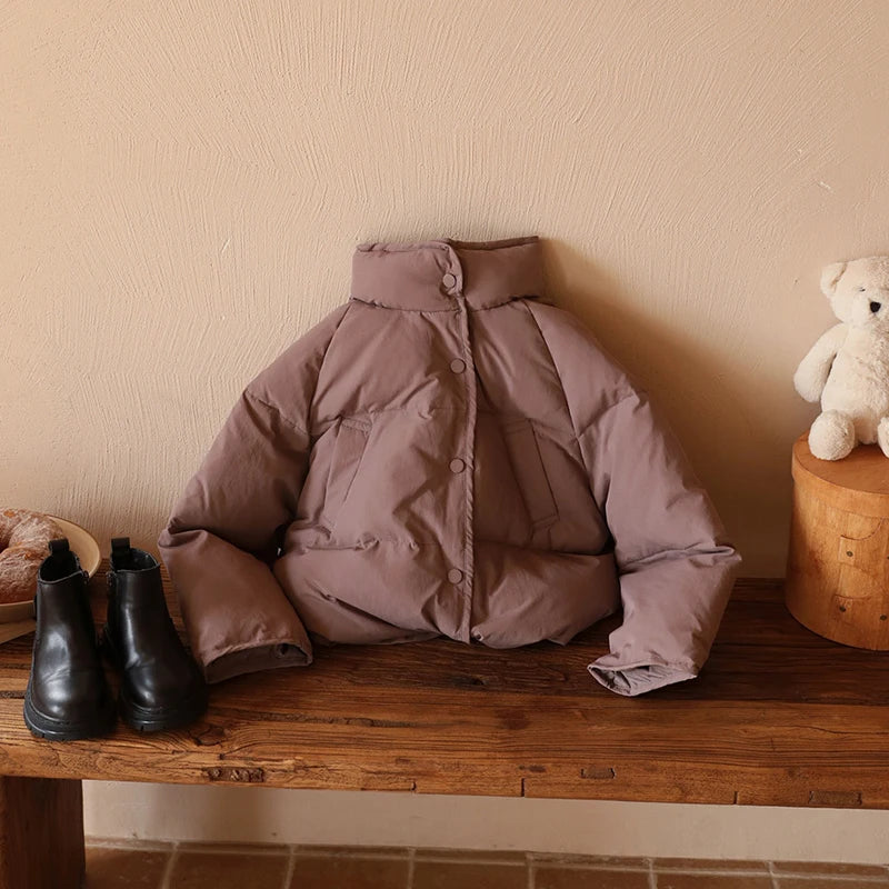 Winter Kids Down Jackets Casual Warm White Duck Down Children Outerwear Coats for Girls Boys Clothes Thicken Kids Coats