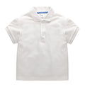 Kids Boys Solid Color Cotton Polo Shirts 2025 Summer New Children Short Sleeve Tops Tee Girls Baby Lapel  Shirt Age 1-10T