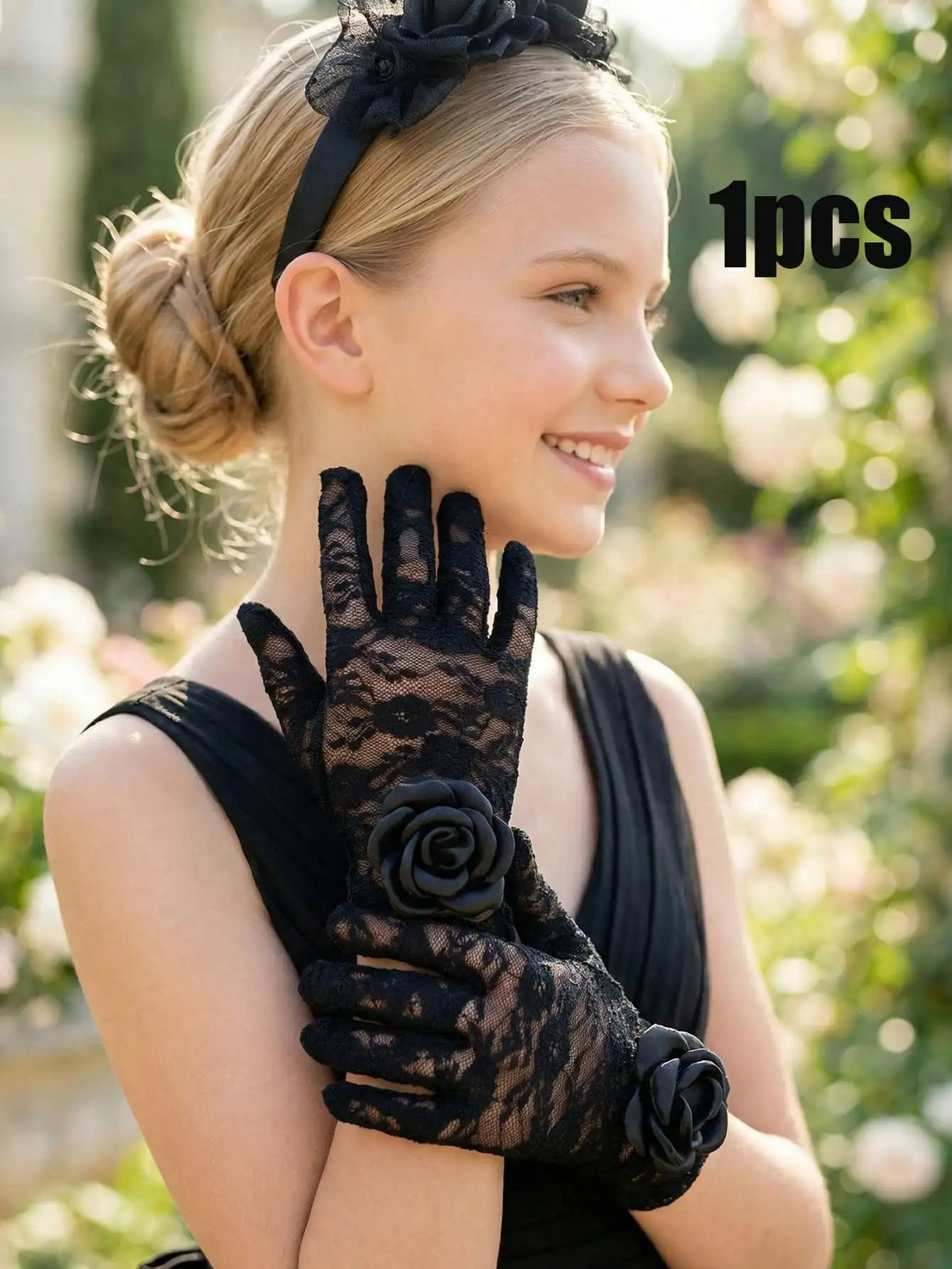 1pair of adult women wedding gloves, party bridal gloves
