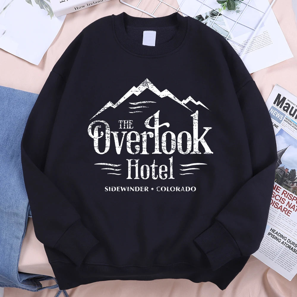 The Overlook Hotel The Shining Hoodies Man Crewneck Cartoon Sweatshirt Fleece Pullover Hoody Hip Hop Warm Fashion Hoodie Couple