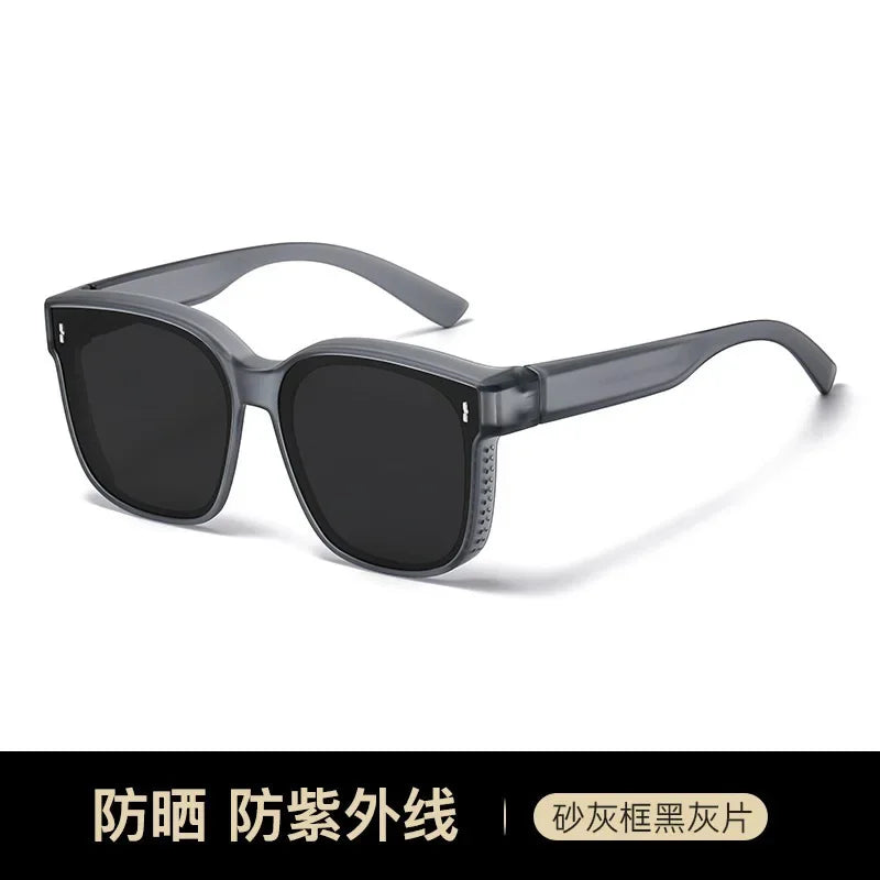 Sunglasses Fit Over Glasses, Polarized 100 percent UV Protection Wrap-around Sunglasses for Women Driving
