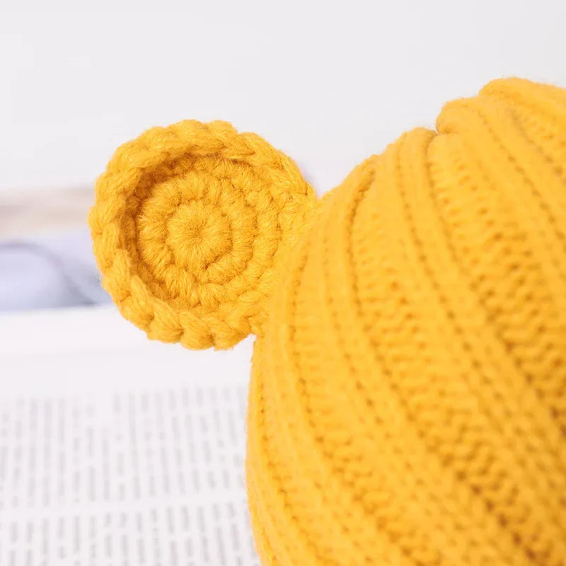 Girls Boys Cap Kids Beanie Infant Hat New Children Baby Cap Soft Warm Hat Beanies 6-24 Months