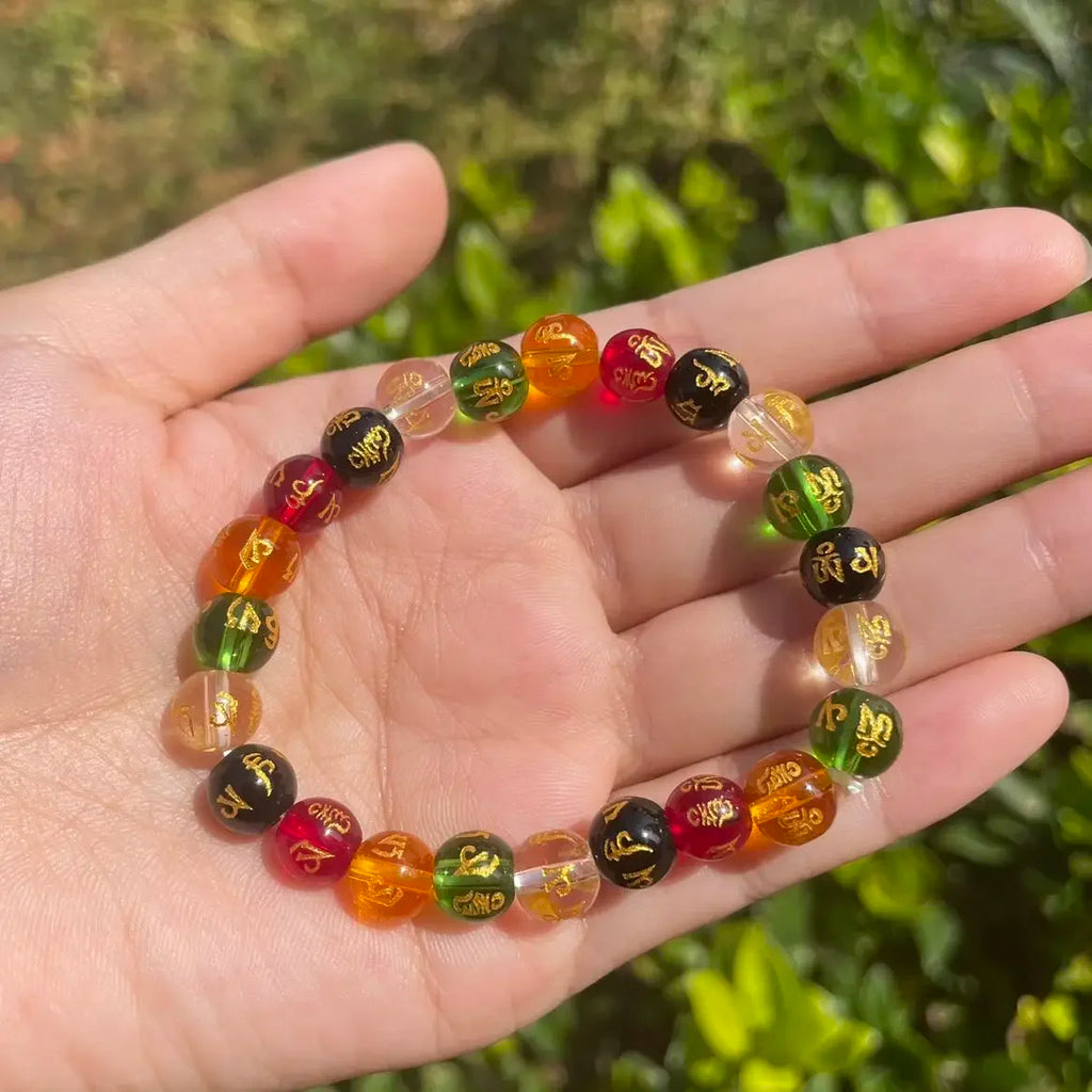 Buddhism Beads Bracelet For Men Women Wealth Lucky Unisex Handmade Jewelry Gifts