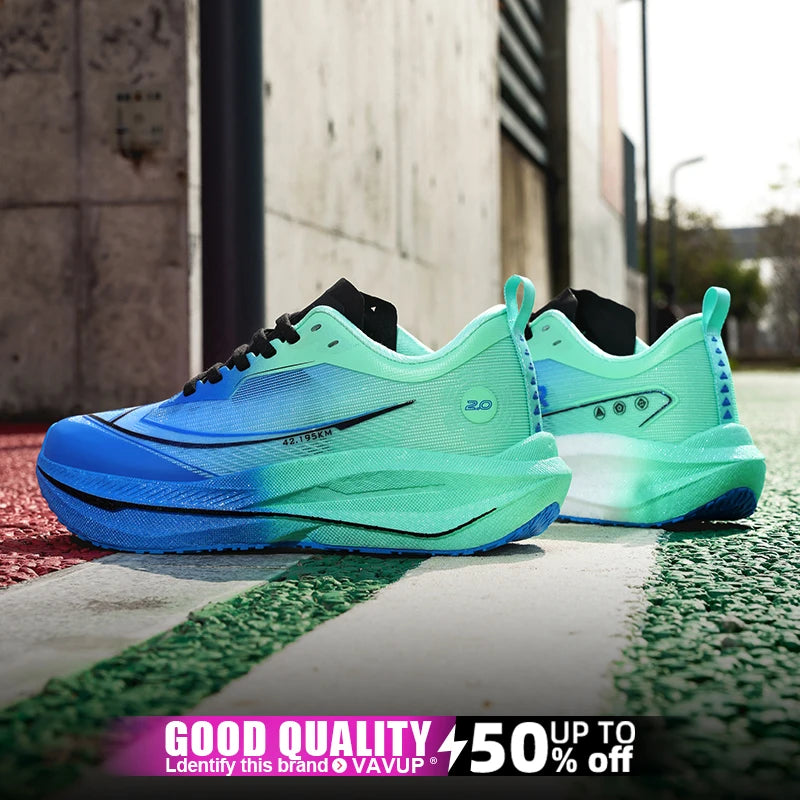 Marathon Sports Men Running Shoes Carbon Board Speciality Breathable Lightweight Women's Comfortable Athletic Nonskid Sneakers