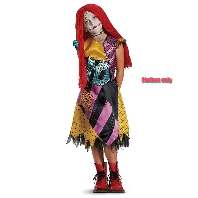 Kids Girls Tutu Dresss Halloween Cosplay Costume Carnival Party Boy Costume Witch Fancy Clothes Halloween Gifts for Children