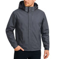 Outdoor Men's Waterproof Raincoat Lightweight Jackets Coat with Hood Hiking Windproof Jacket Climbing Sport Casual Streetwear