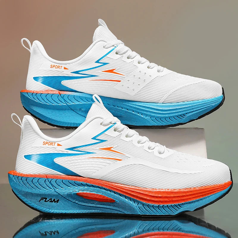 Marathon Running Shoes Men Casual Carbon Board Sports Breathable Lightweight Women's Comfortable Athletic Antiship Sneakers New