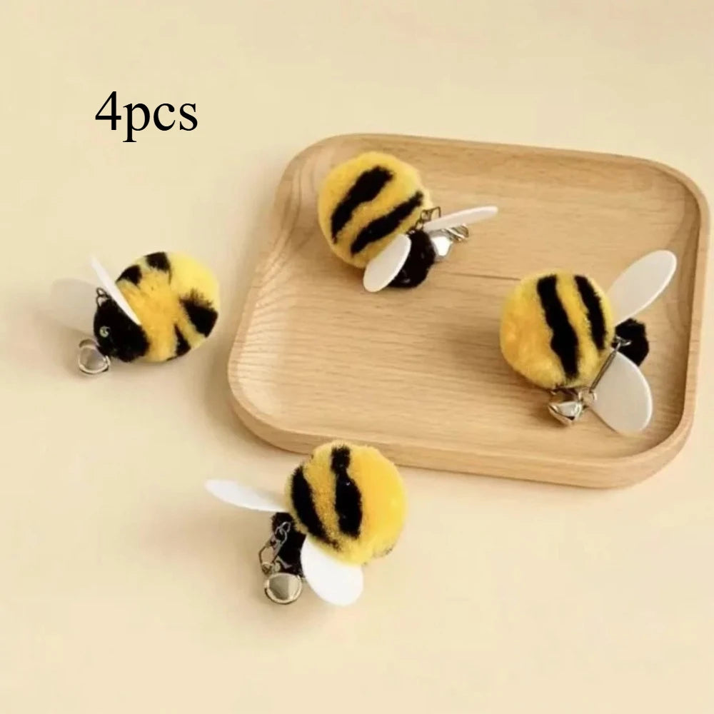 Pet Interactive Cat Toys Cute Simulation Bees Cat Teasing Sticks Interactive Toys To Relieve Boredom Cat Self Fun Pet Toys