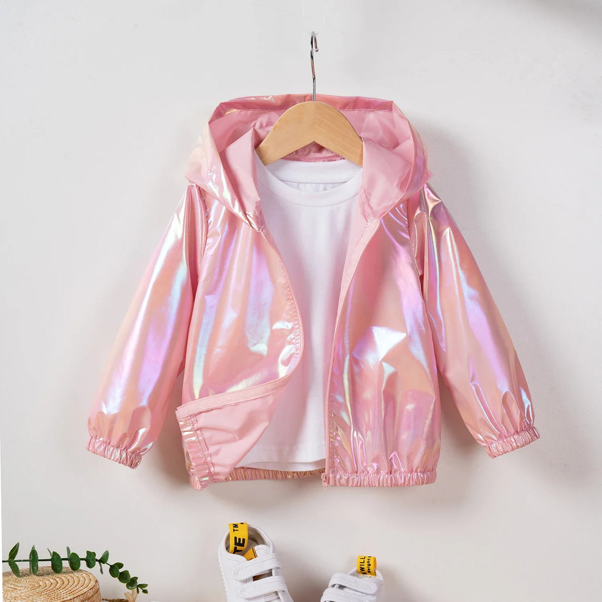 New 2024 Children's Summer Thin Jackets for Boys and Girls Leisure Colorful Hooded Children's Clothing Jackets Creative Clothing