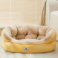 All-Season Convertible Pet Bed - Thermal Pet Sofa Mat for Teddy Dogs & Small Breeds Plush Cushion Soft Cat Bed Sofa