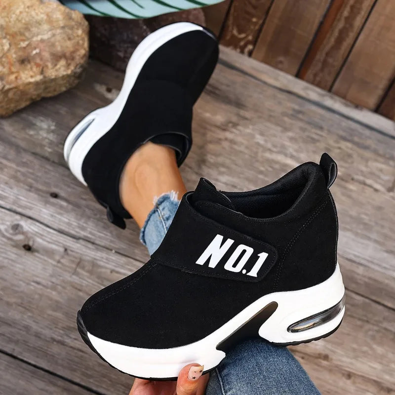 Women Ankle sneakers Walking Anti-slip Comfortable Outdoor sneakers Casual Platform Vulcanized Shoes Women New Zapatos De Mujer