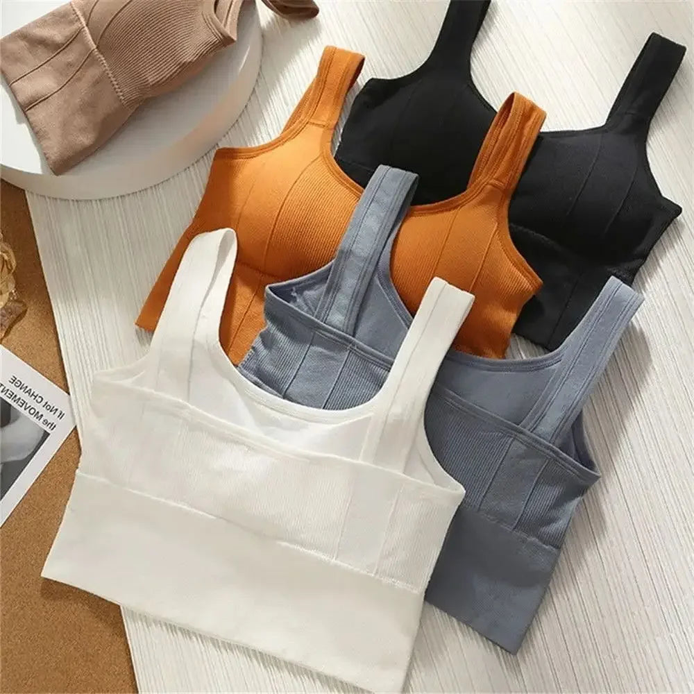 Sport Bra Sportswear Woman Gym Summer New Breathable Inner and Outer Wear Vest Women's No Steel Ring Gathered Sports Underwear