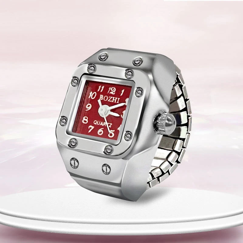 Fashion Rings Finger Watches for Women Men 2025 Fashion Party Quartz Watches Unisex Couple Rings Jewelry Gifts